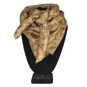 Austin Accent Branded Marble Wild Rag Scarf