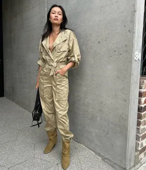 JOCELYNE JUMPSUIT- KHAKI