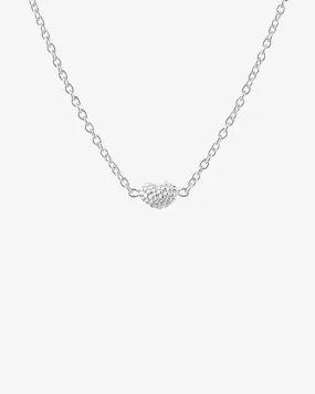 Love bubble necklace silver